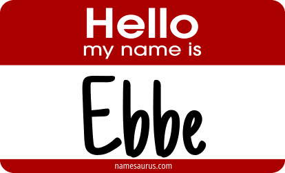 Hello my name is Ebbe png download