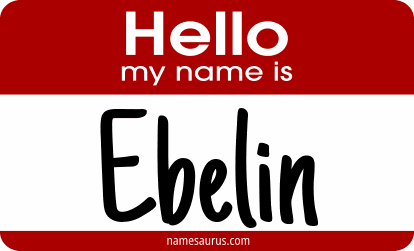 Hello my name is Ebelin png download