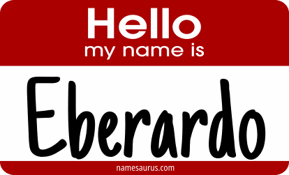 Hello my name is Eberardo png download