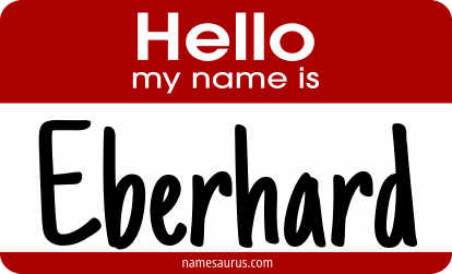 Hello my name is Eberhard png download