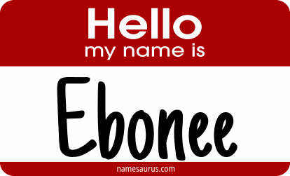 Hello my name is Ebonee png download