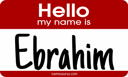 Hello my name is Ebrahim png download