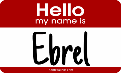 Hello my name is Ebrel png download