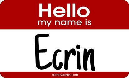 Hello my name is Ecrin png download