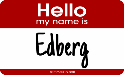 Hello my name is Edberg png download