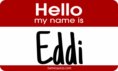 Hello my name is Eddi png download