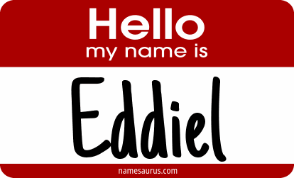 Hello my name is Eddiel png download