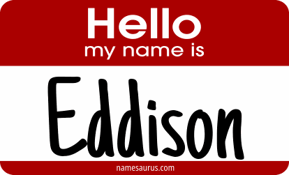 Hello my name is Eddison png download