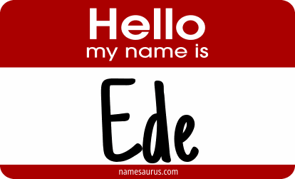 Hello my name is Ede png download