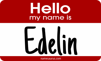 Hello my name is Edelin png download