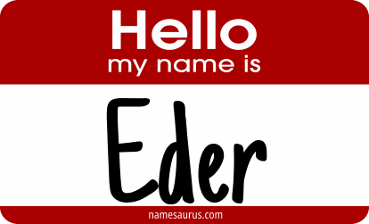 Hello my name is Eder png download
