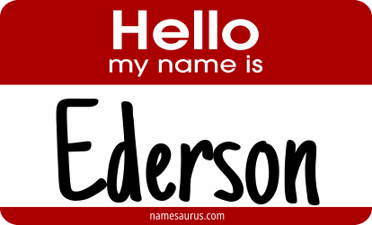 Hello my name is Ederson png download