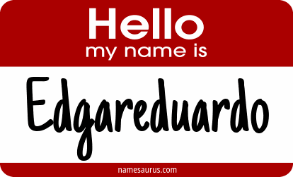 Hello my name is Edgareduardo png download
