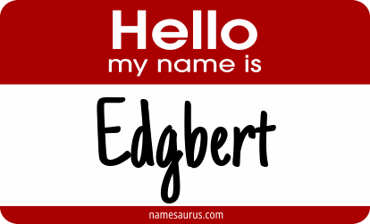 Hello my name is Edgbert png download
