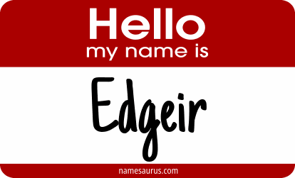 Hello my name is Edgeir png download
