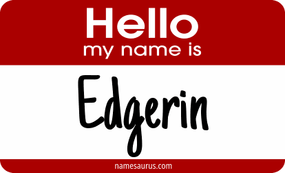 Hello my name is Edgerin png download