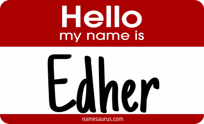 Hello my name is Edher png download