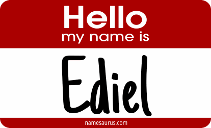 Hello my name is Ediel png download