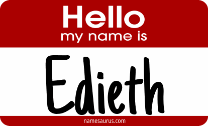 Hello my name is Edieth png download