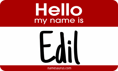 Hello my name is Edil png download
