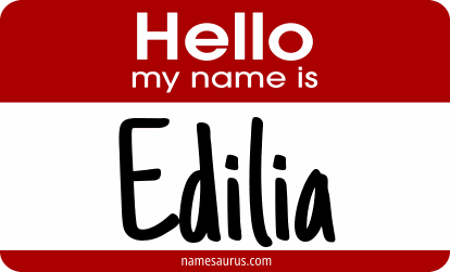 Hello my name is Edilia png download