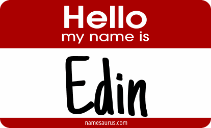 Hello my name is Edin png download