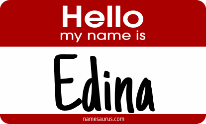Hello my name is Edina png download