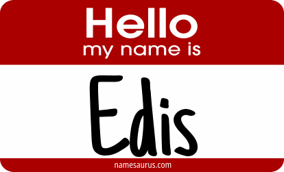Hello my name is Edis png download