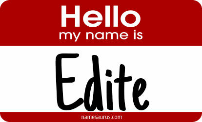 Hello my name is Edite png download