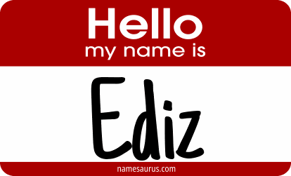 Hello my name is Ediz png download