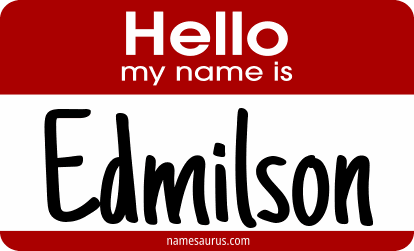 Hello my name is Edmilson png download
