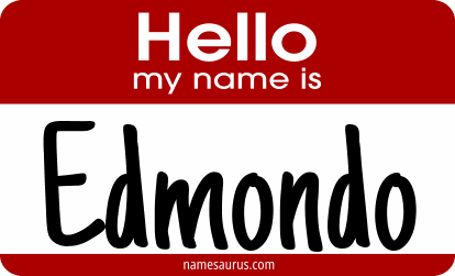Hello my name is Edmondo png download