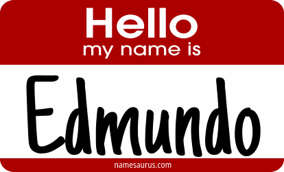 Hello my name is Edmundo png download