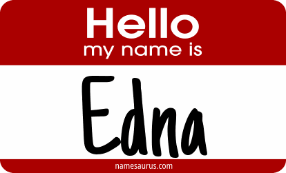 Hello my name is Edna png download