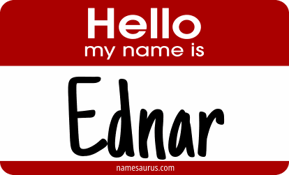 Hello my name is Ednar png download