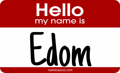 Hello my name is Edom png download