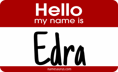 Hello my name is Edra png download