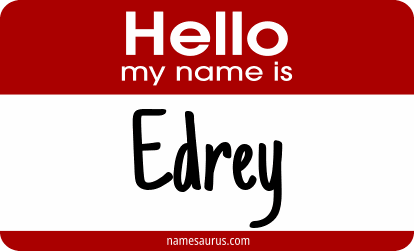 Hello my name is Edrey png download