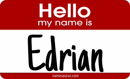 Hello my name is Edrian png download