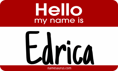 Hello my name is Edrica png download
