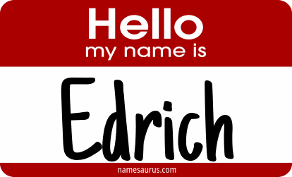 Hello my name is Edrich png download