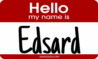 Hello my name is Edsard png download