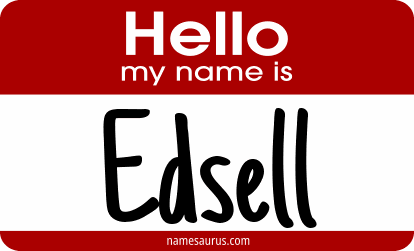 Hello my name is Edsell png download