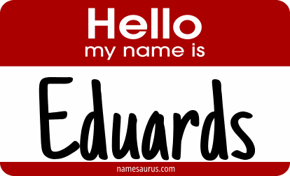 Hello my name is Eduards png download