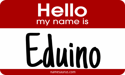 Hello my name is Eduino png download