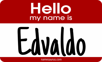 Hello my name is Edvaldo png download