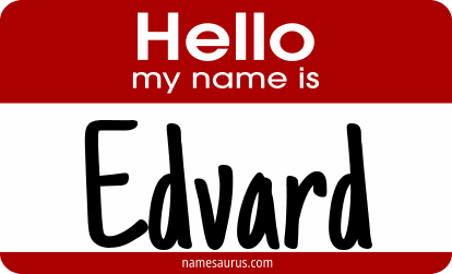 Hello my name is Edvard png download