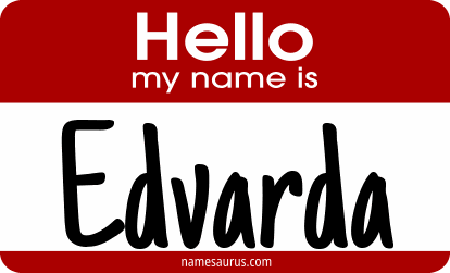 Hello my name is Edvarda png download