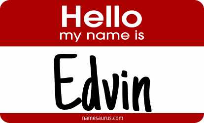 Hello my name is Edvin png download