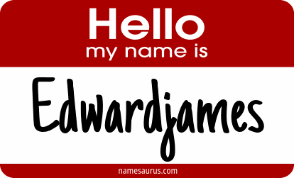 Hello my name is Edwardjames png download